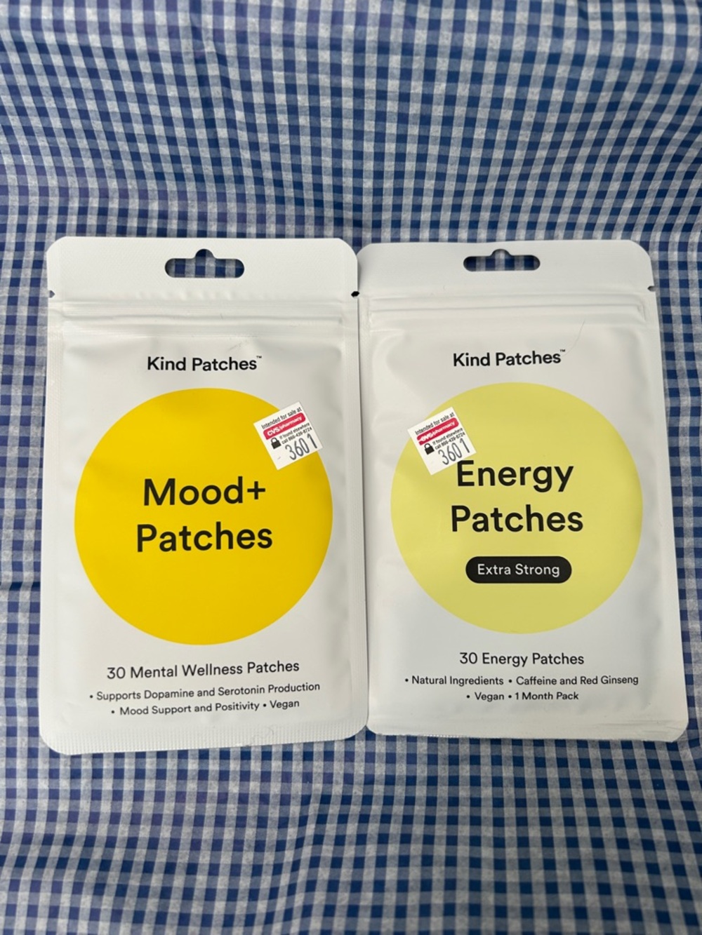 Kind Patches Yellow Mood+ & Energy Patches Duo